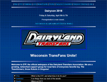 Tablet Screenshot of dairylandtransfans.com